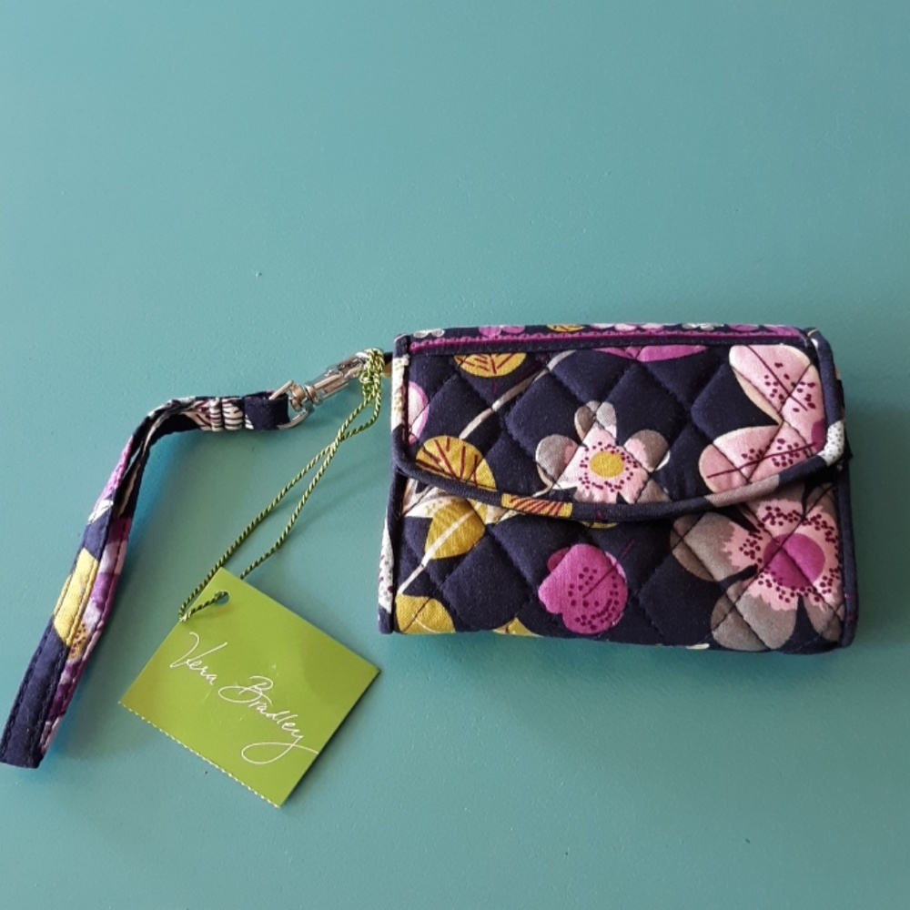 Vera Bradley Floral Nightingale Wallet NWT